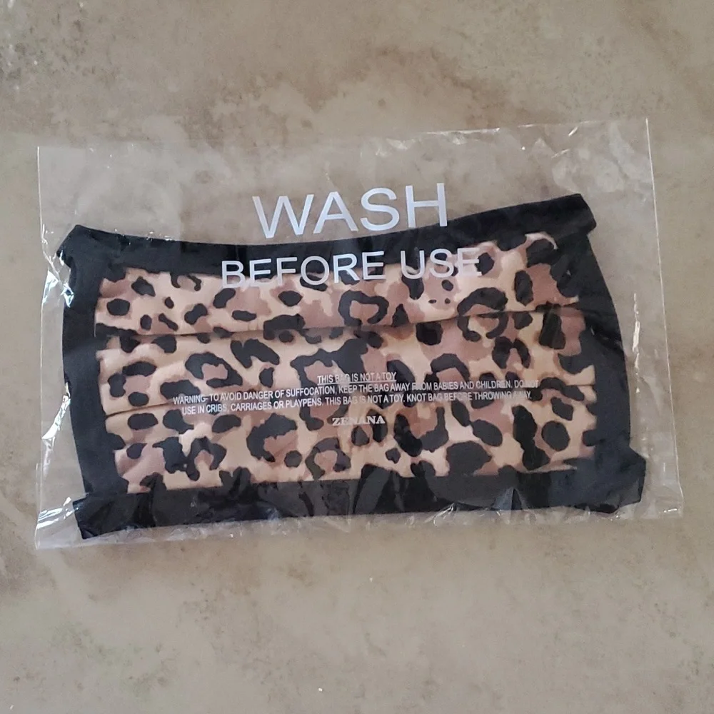 **SALE**Leopard Facemask nwot